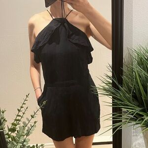 Abercrombie & Fitch Navy Blue Strappy Romper